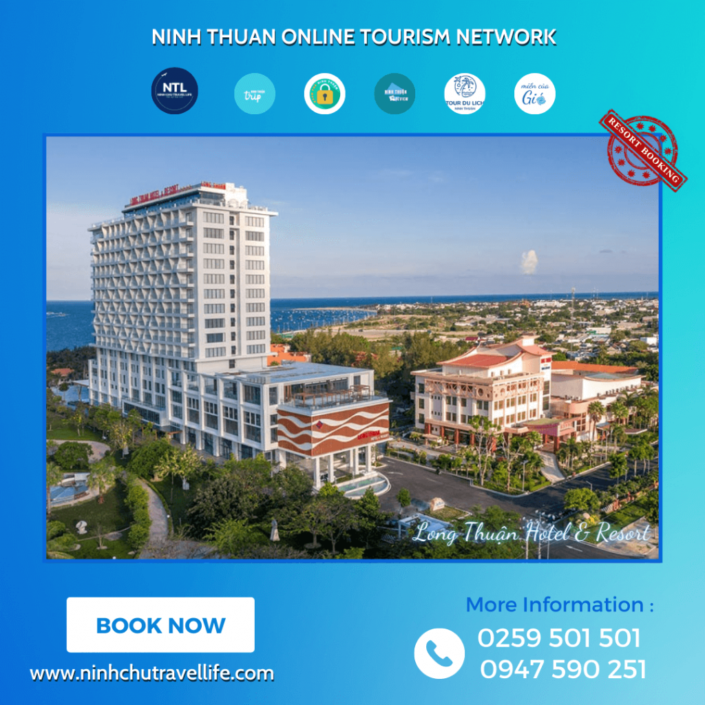 Toàn cảnh khu nghỉ dưỡng Long Thuận Hotel & Resort bên bờ biển Bình Sơn thơ mộng. Ảnh: AD